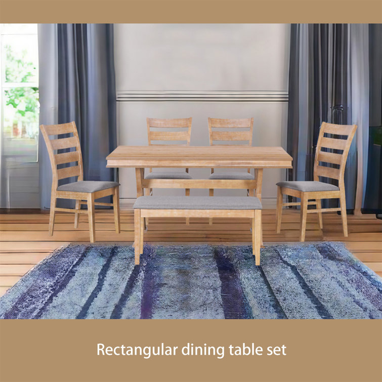 Poe extendable dining set gracie oaks pieces discount included